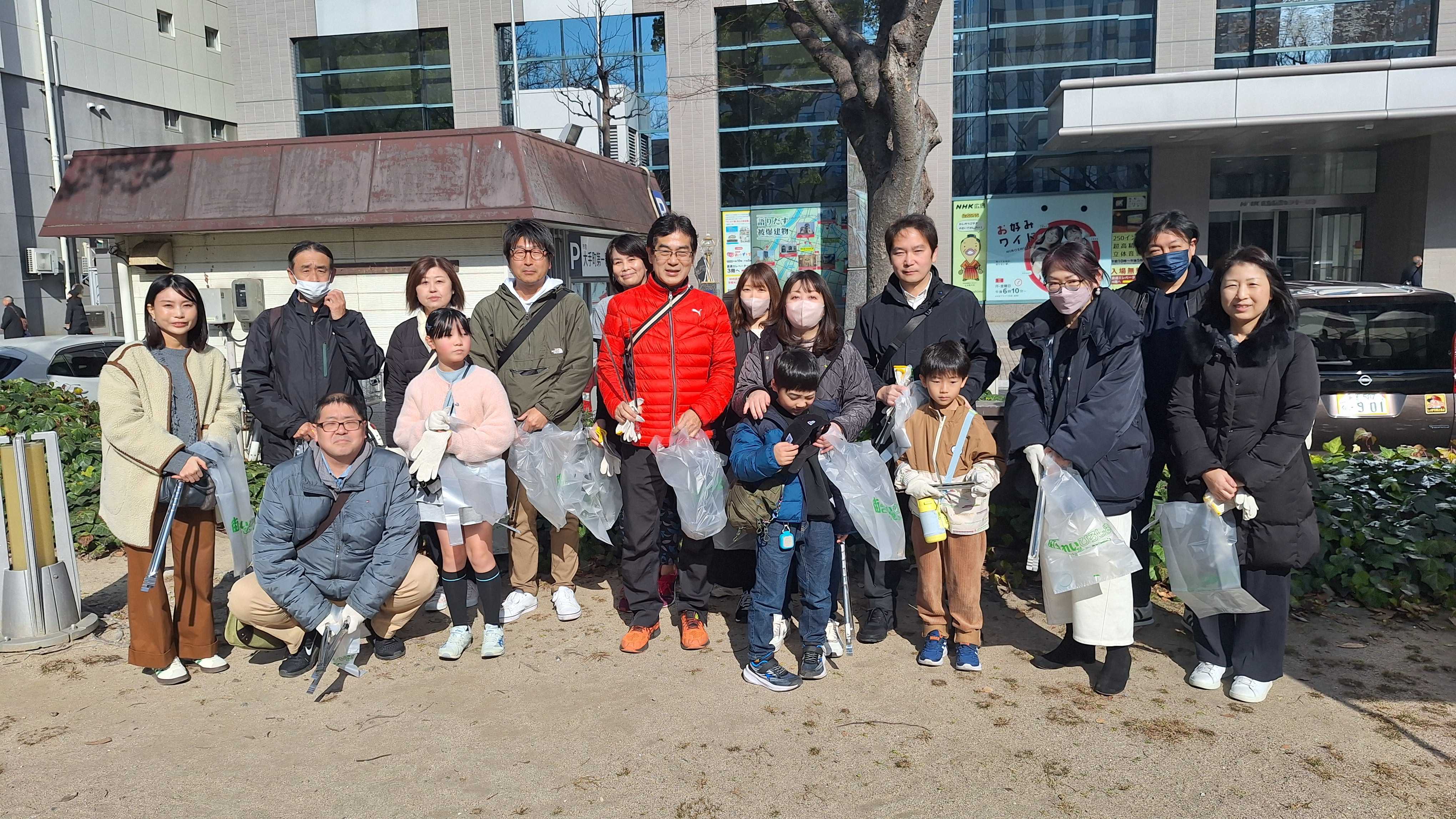 ひろしま男子駅伝の様子