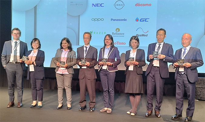 参考:2022年度のAsia IP Elite の受賞風景(ドコモが選出)