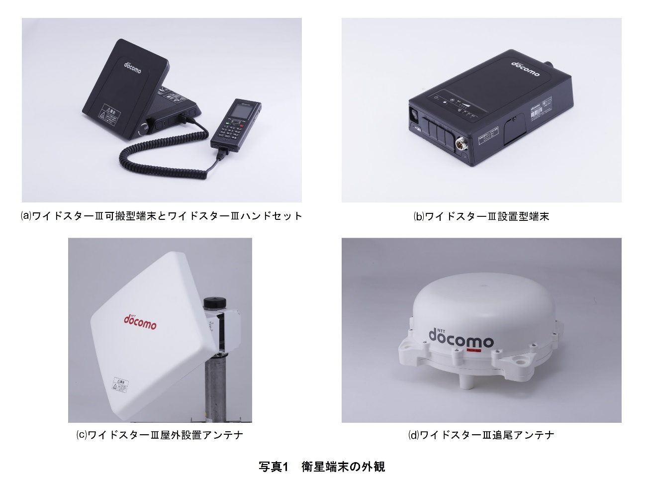 写真1 衛星端末の外観
