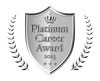 Logo: Platinum Career Award for Excellence sponsored by the Mitsubishi Research Institute