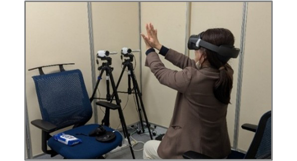 VR Meet & Greet experiment scene