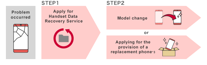 Handset Data Recovery Service usage image